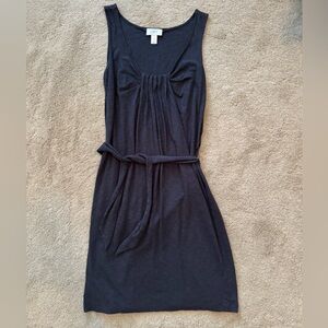 LOFT Women's Navy Heather Sleeveless Mini Dress